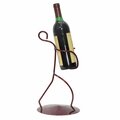 Metrotex Designs Iron Borracho Wine Bottle Holder- Merlot Finish 28064